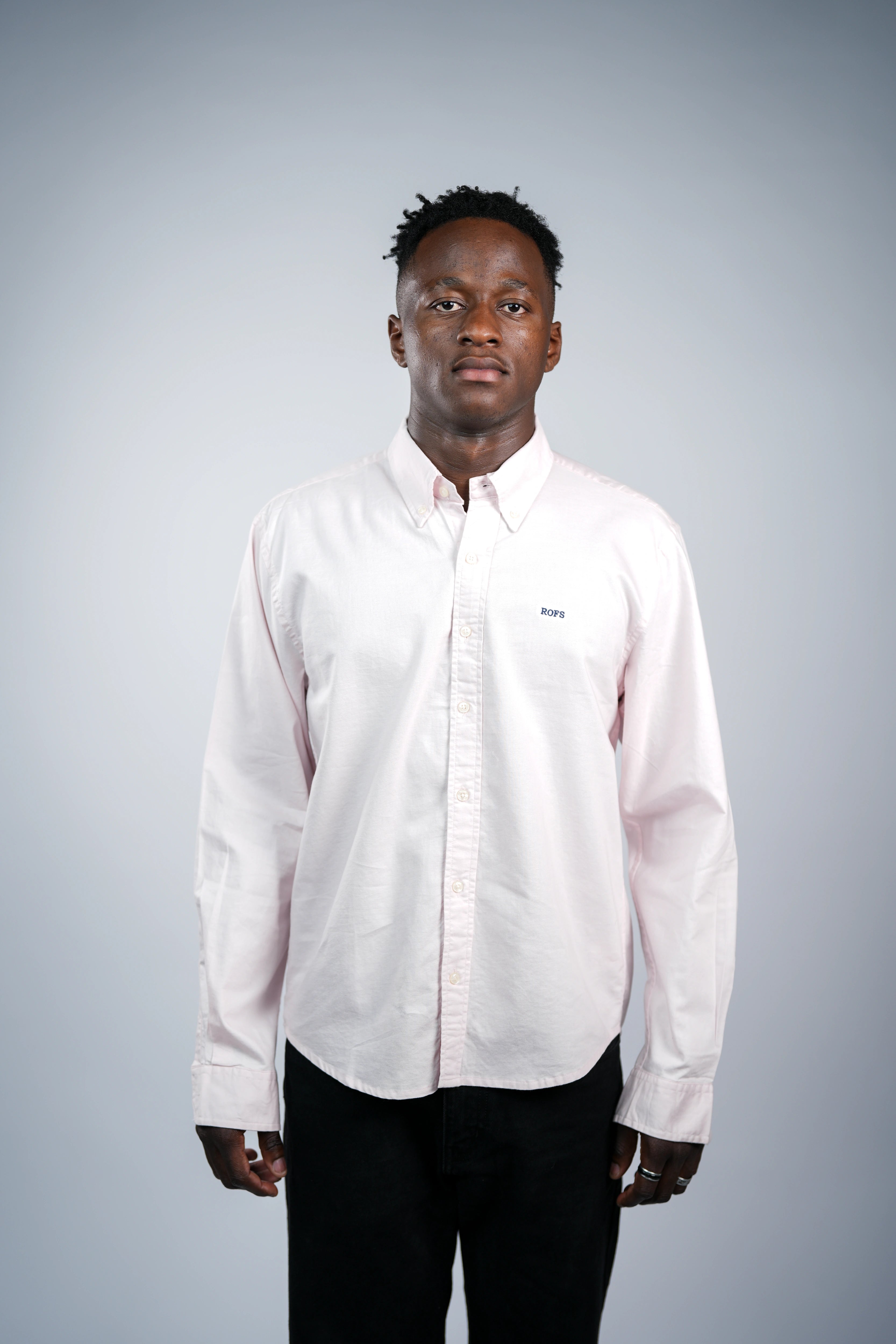 Pink oxford men shirt