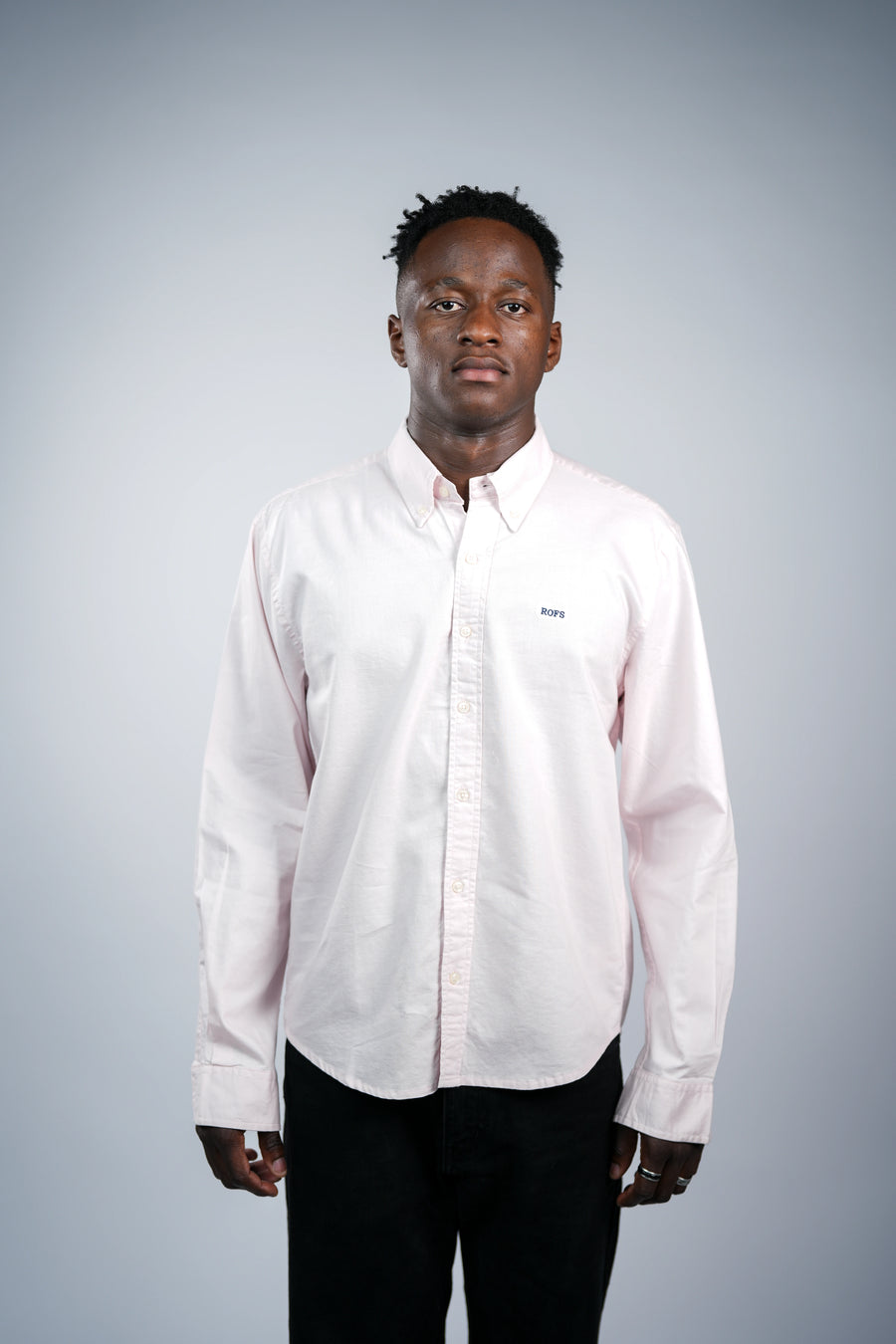 Pink oxford men shirt