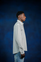 White twill men shirt