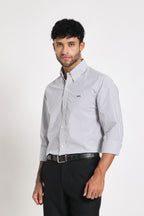 Graphite Striped Shirt Men