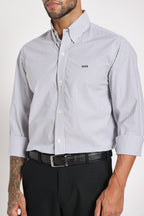 Graphite Striped Shirt Men