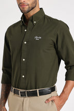 Olive Grove Twill Shirt Men