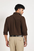Cocoa Crust Twill Shirt Men