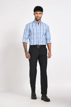 Hudson River Blue Check Shirt Men