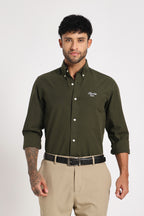 Olive Grove Twill Shirt Men