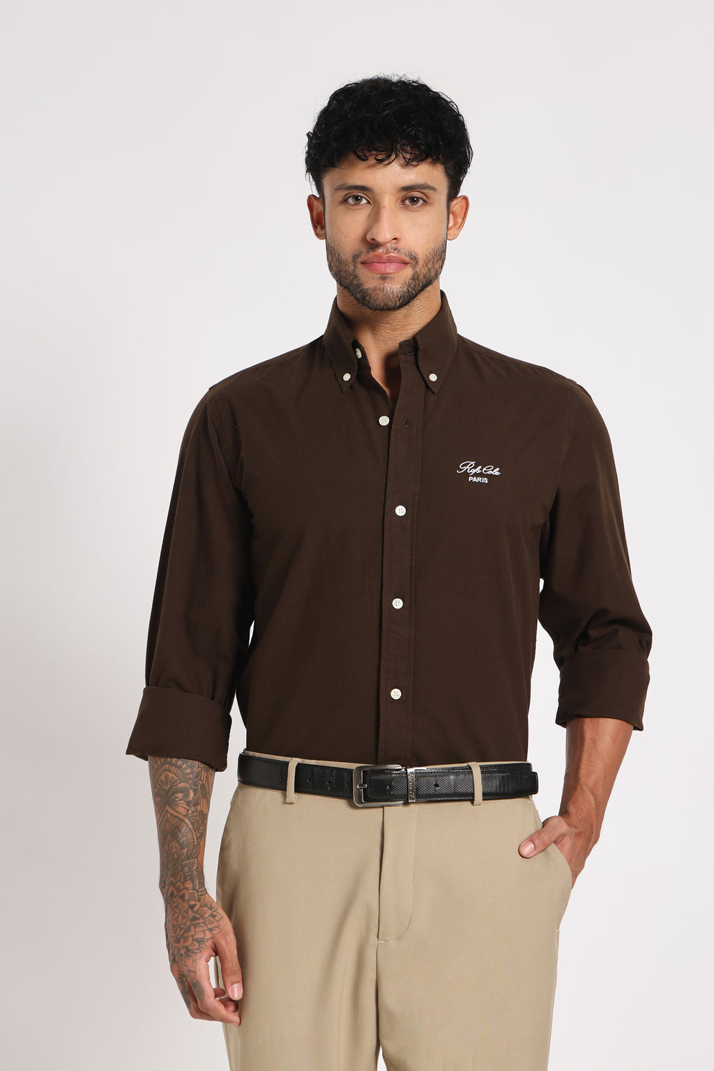 Cocoa Crust Twill Shirt Men