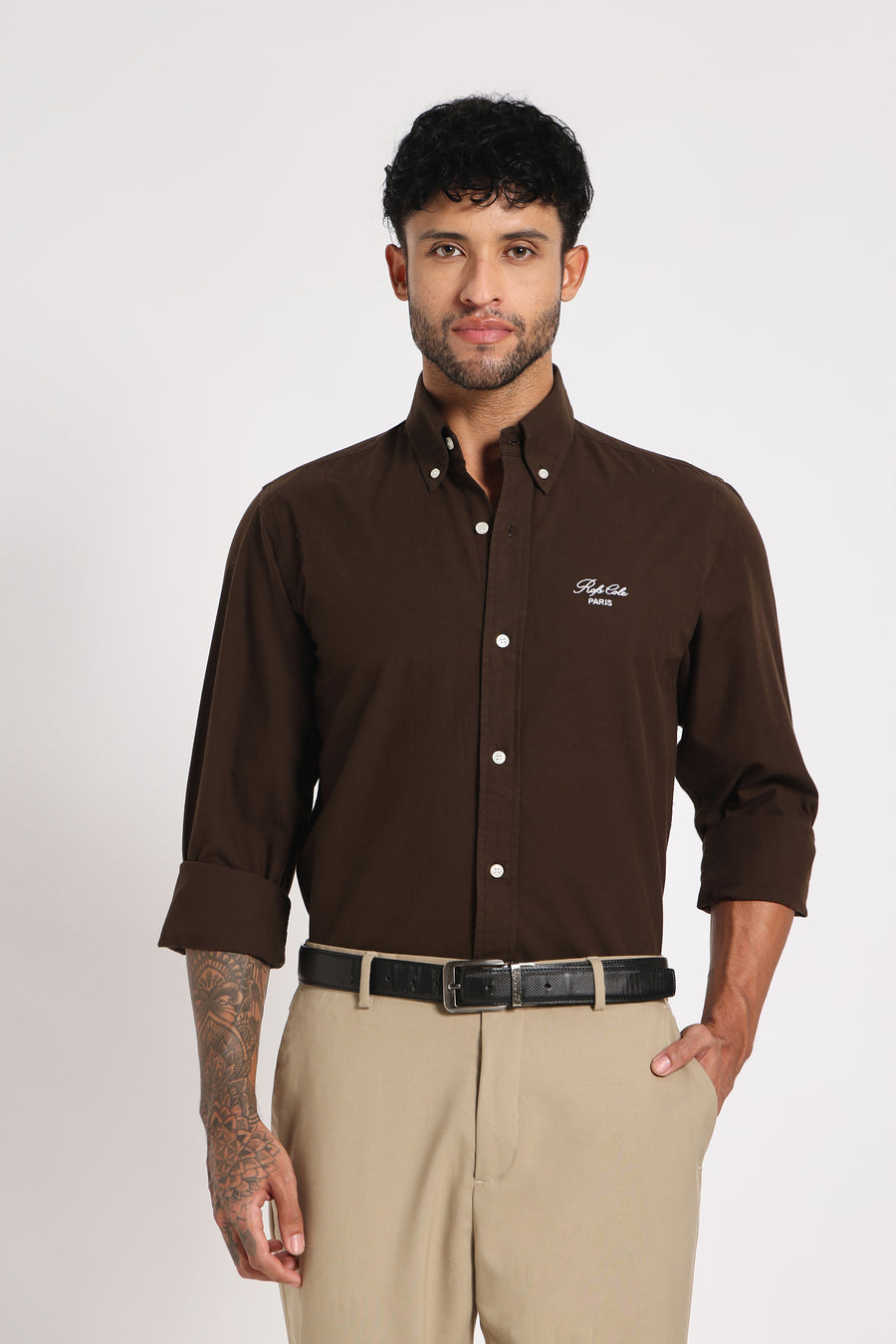 Cocoa Crust Twill Shirt Men