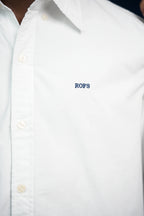 White twill men shirt