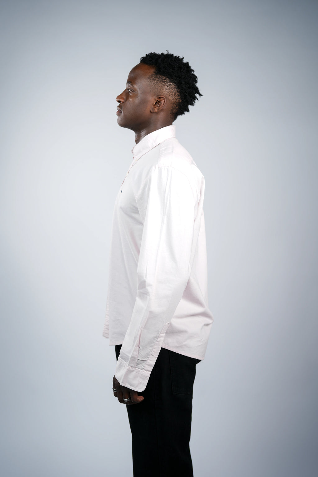 Pink oxford men shirt