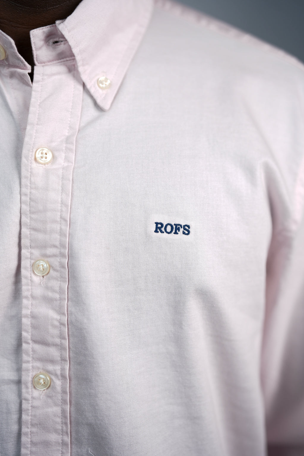 Pink oxford men shirt