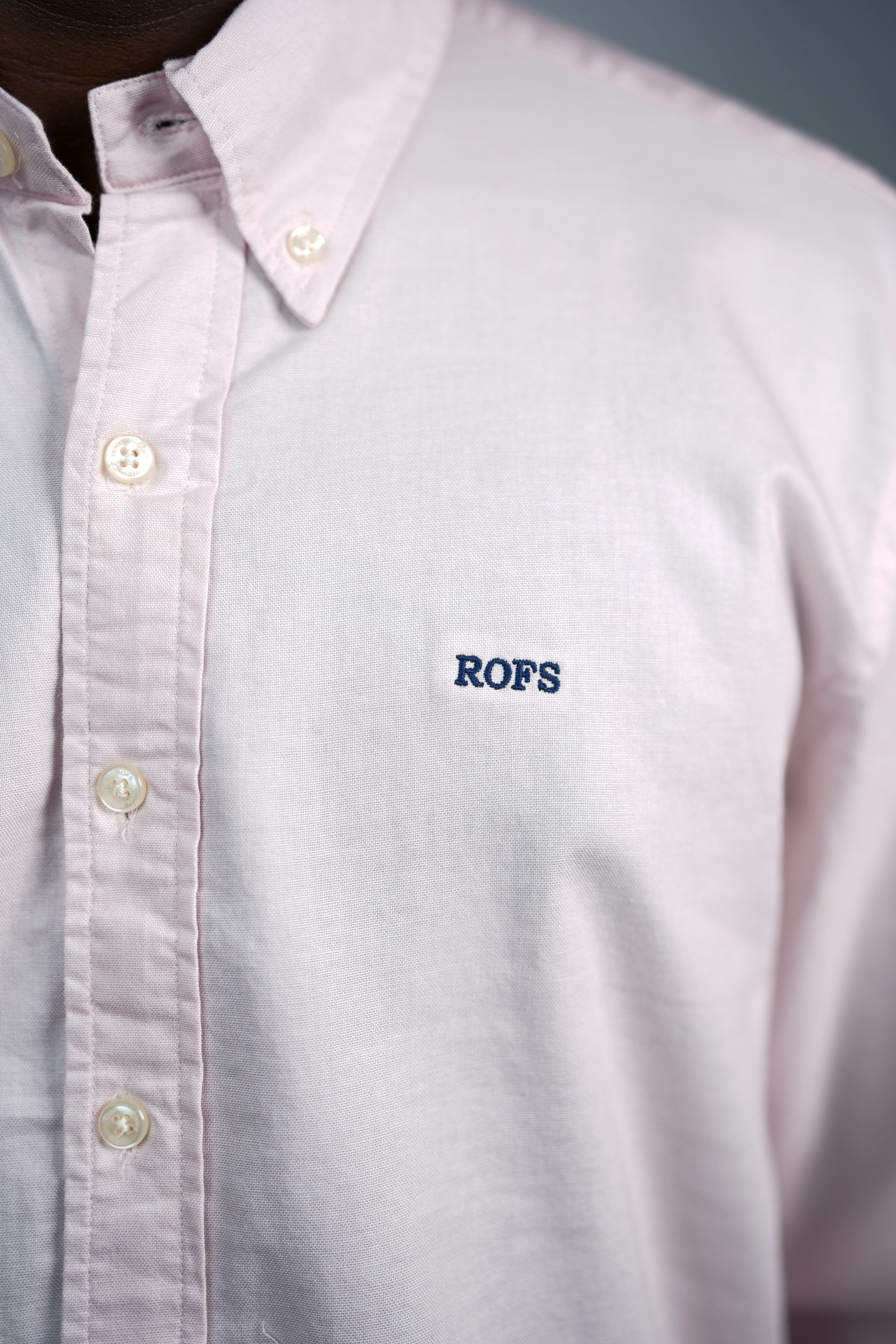 Pink oxford men shirt