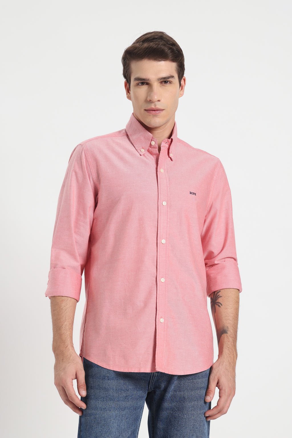 Rose Ember Oxford Men Shirt