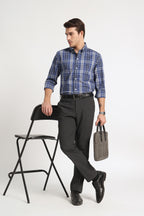 Classic Blue Grid