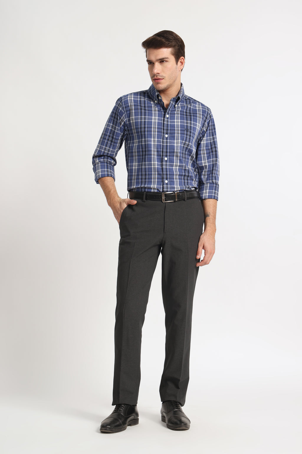 Classic Blue Grid
