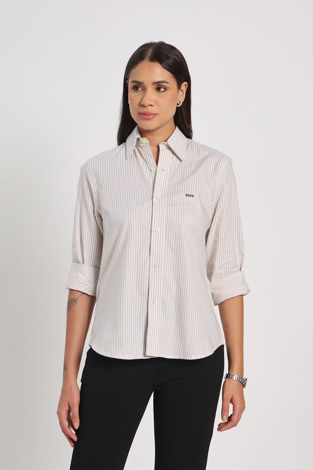 Sandbar Stripe Oxford Shirt Women