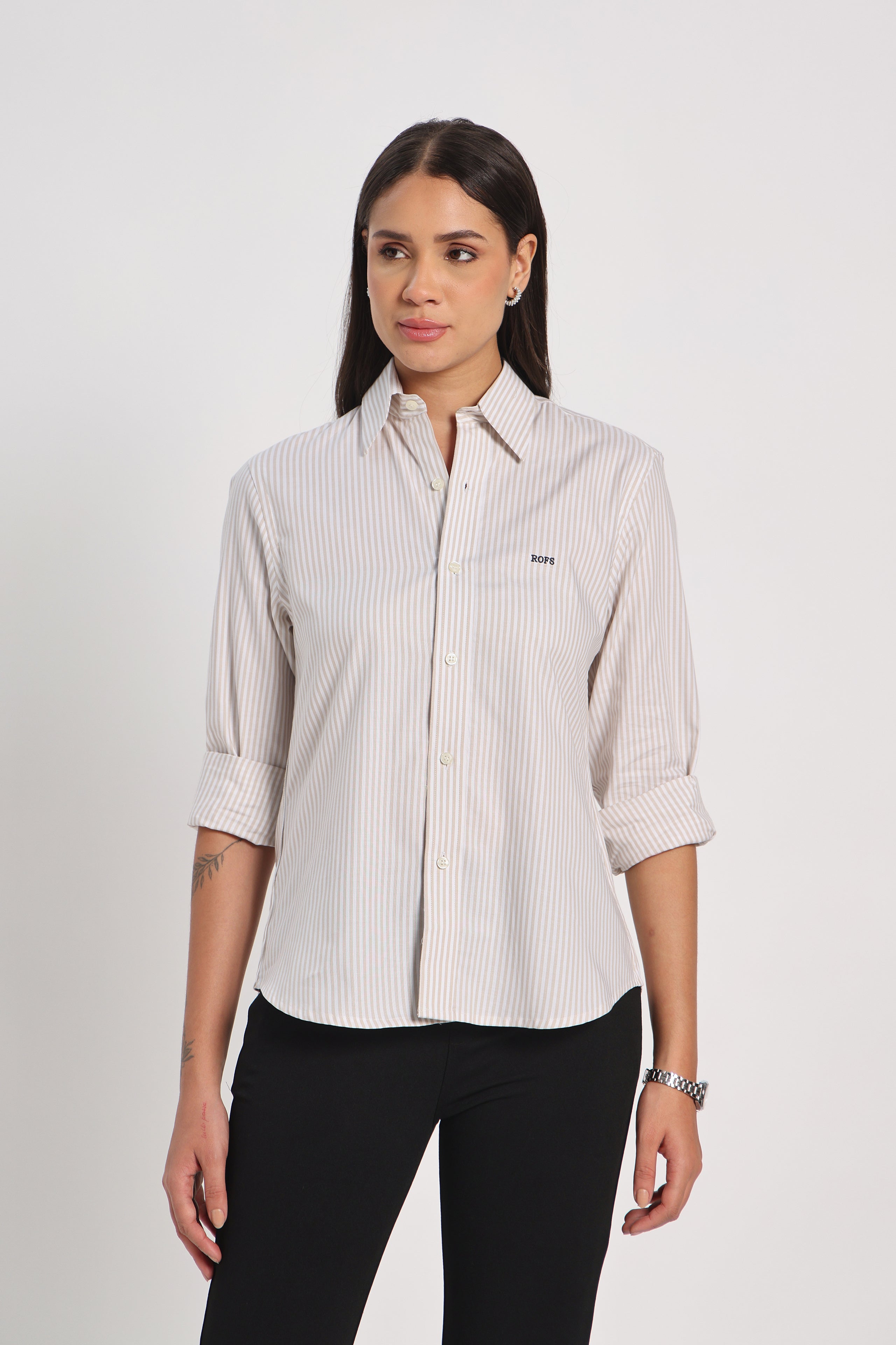 Sandbar Stripe Oxford Shirt Women