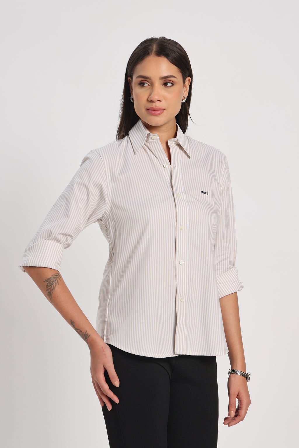 Sandbar Stripe Oxford Shirt Women