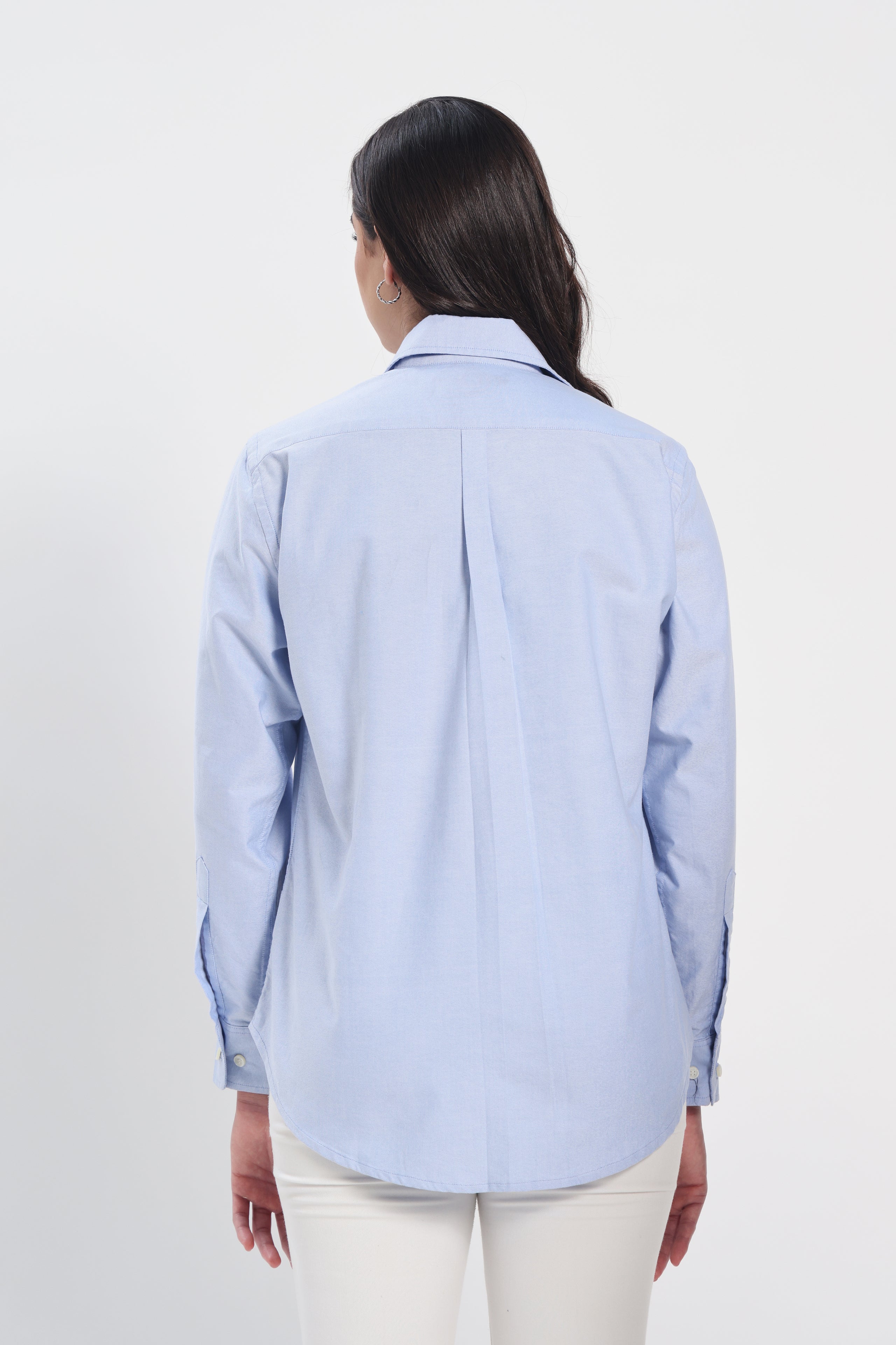 Sky Draper Blue oxford