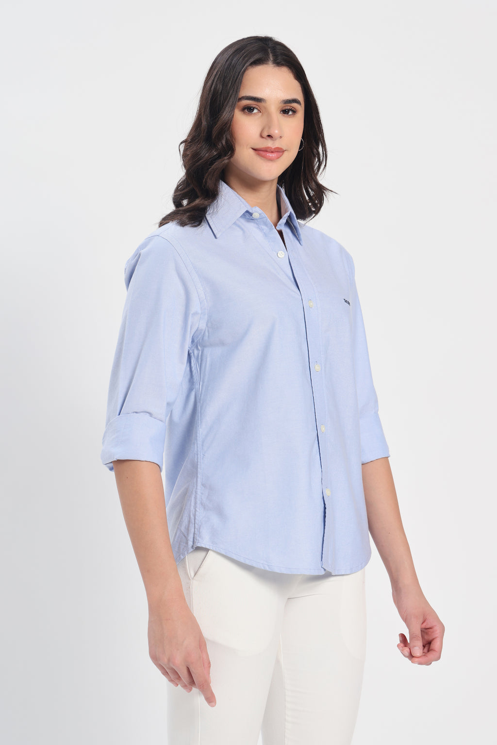 Sky Draper Blue oxford
