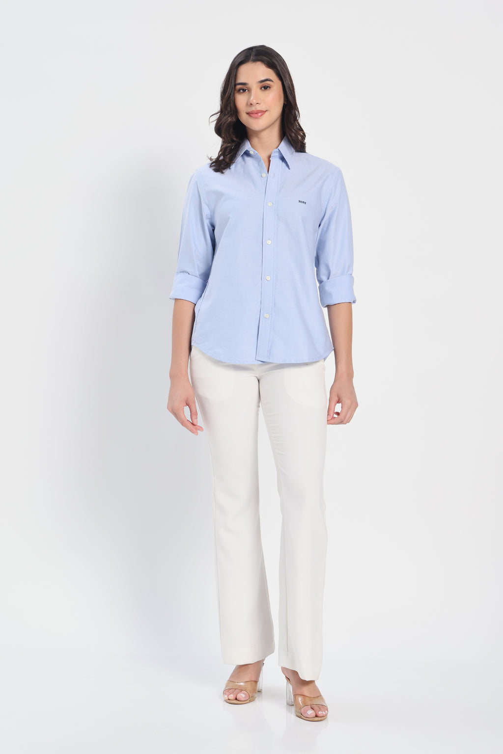 Sky Draper Blue oxford
