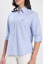 Sky Draper Blue oxford