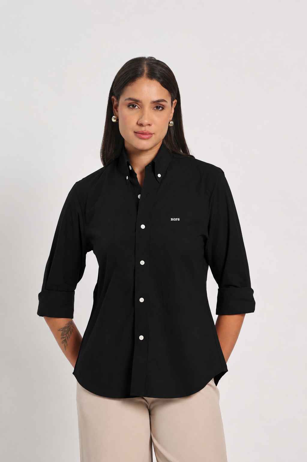 Black Oxford Shirt Women