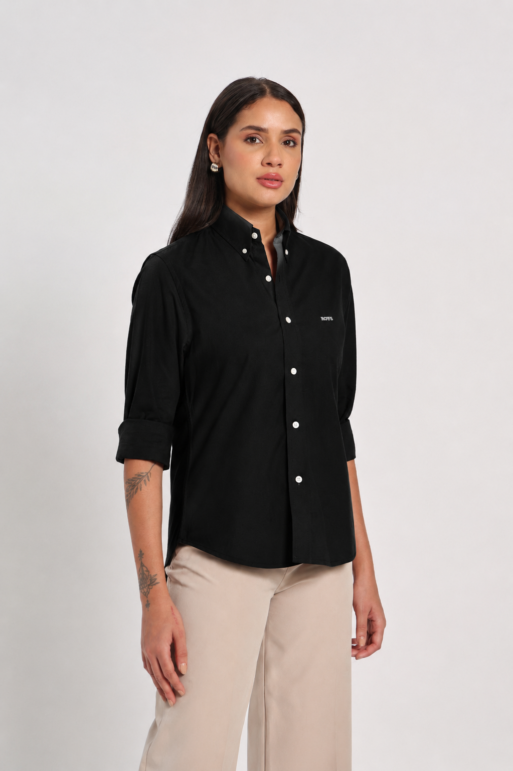Black Oxford Shirt Women