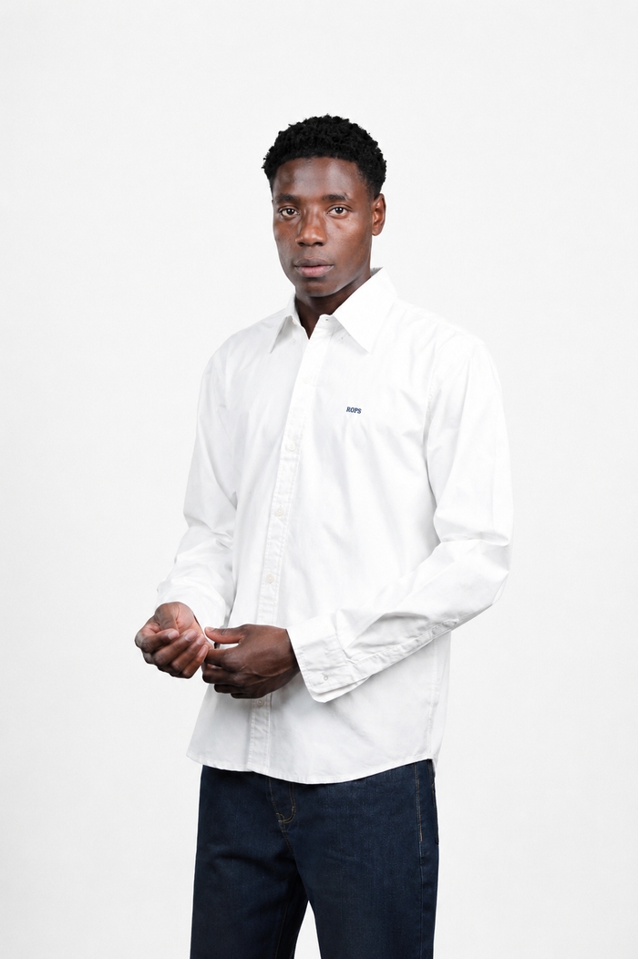 White Twill Men Shirt
