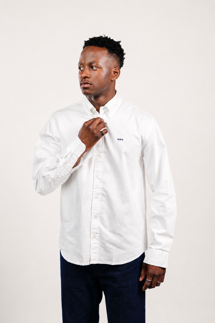 White Oxford Men Regular Fit Shirt