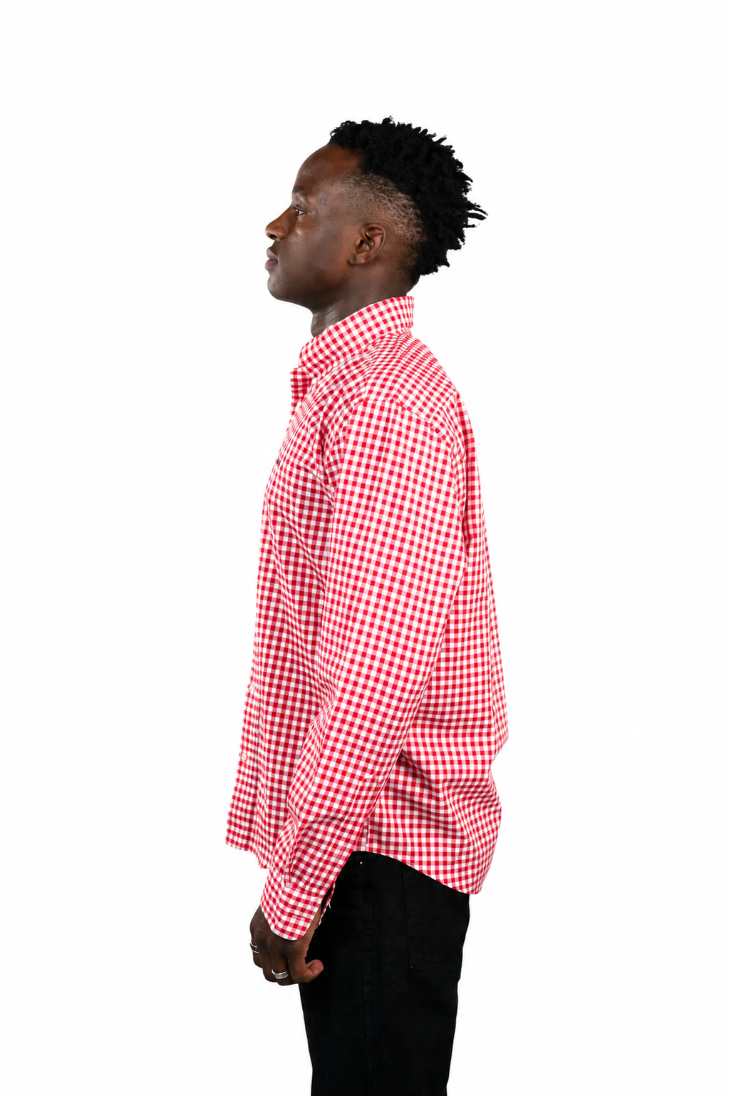 Pure Cotton Red Check Shirt
