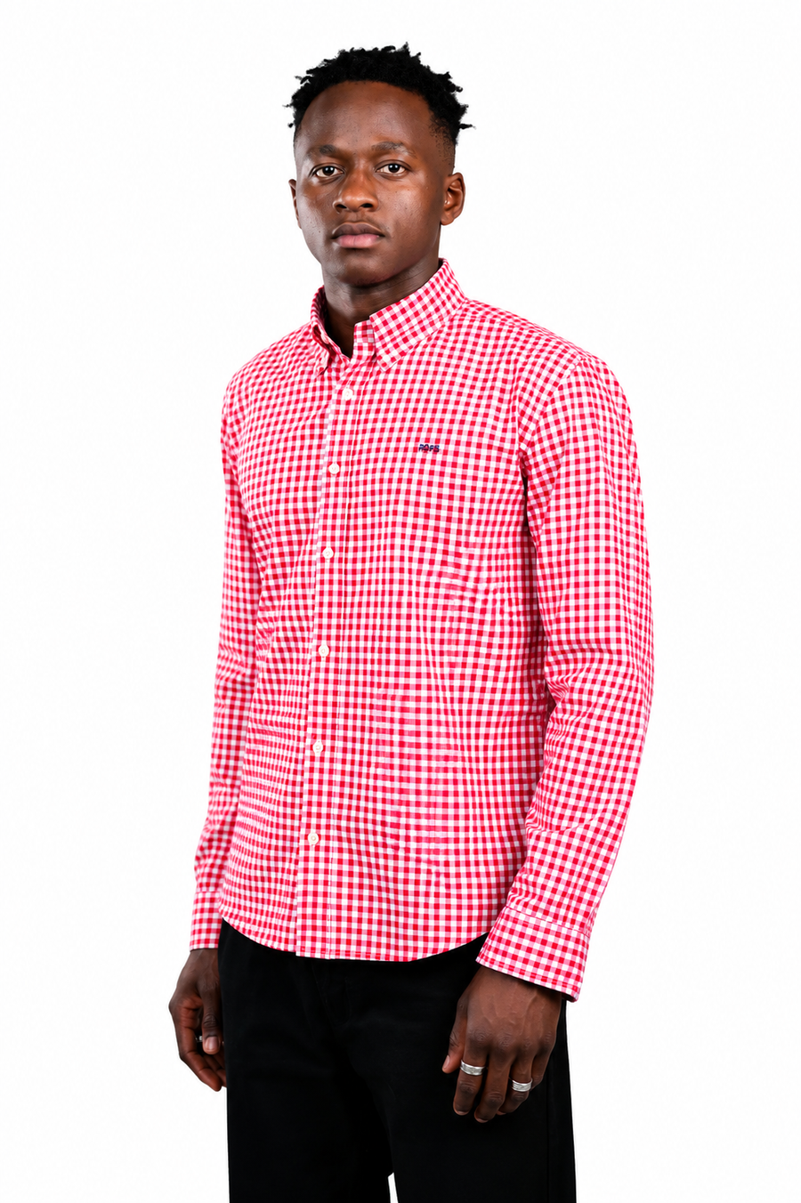 Pure Cotton Red Check Shirt