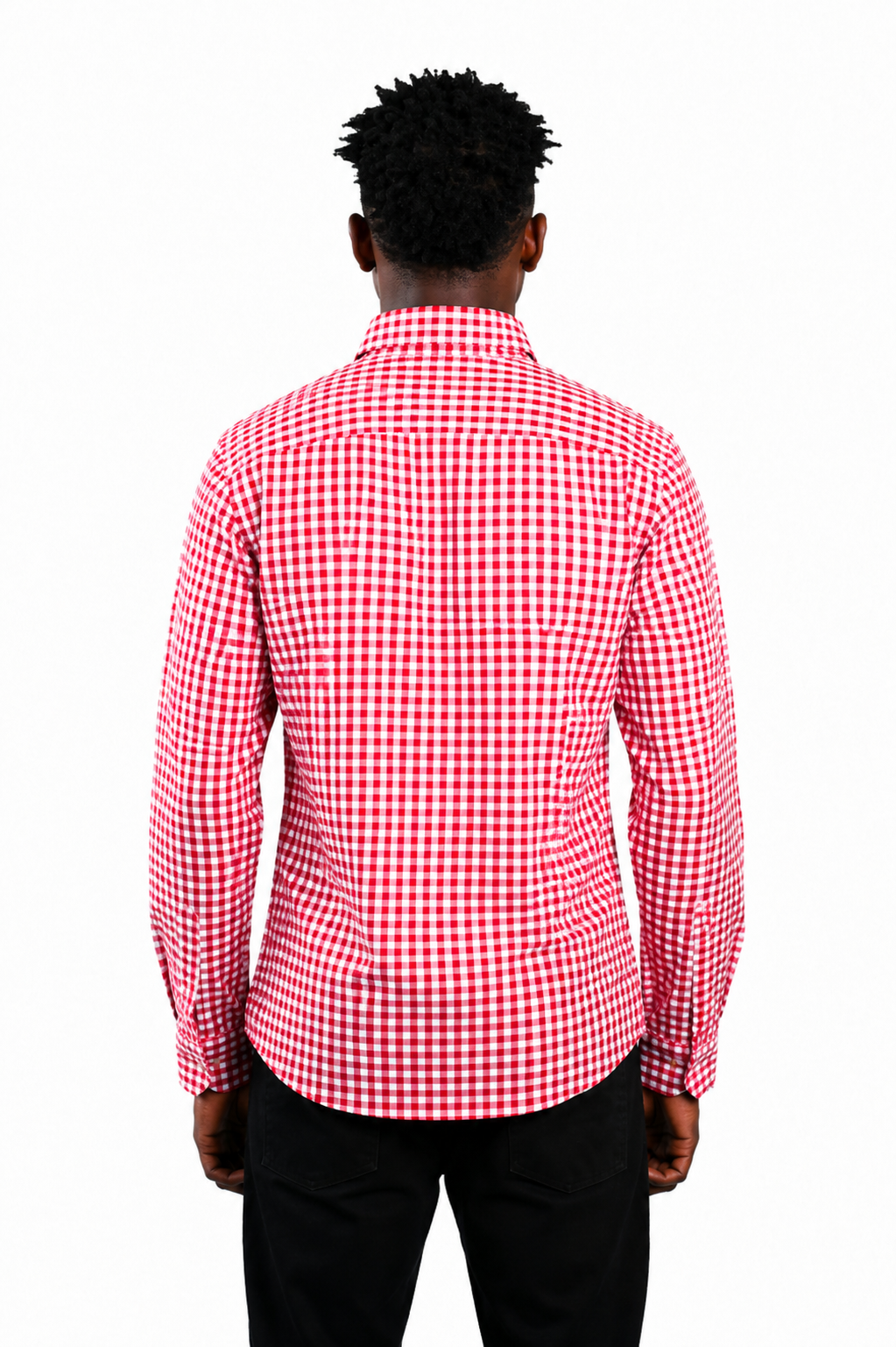 Pure Cotton Red Check Shirt