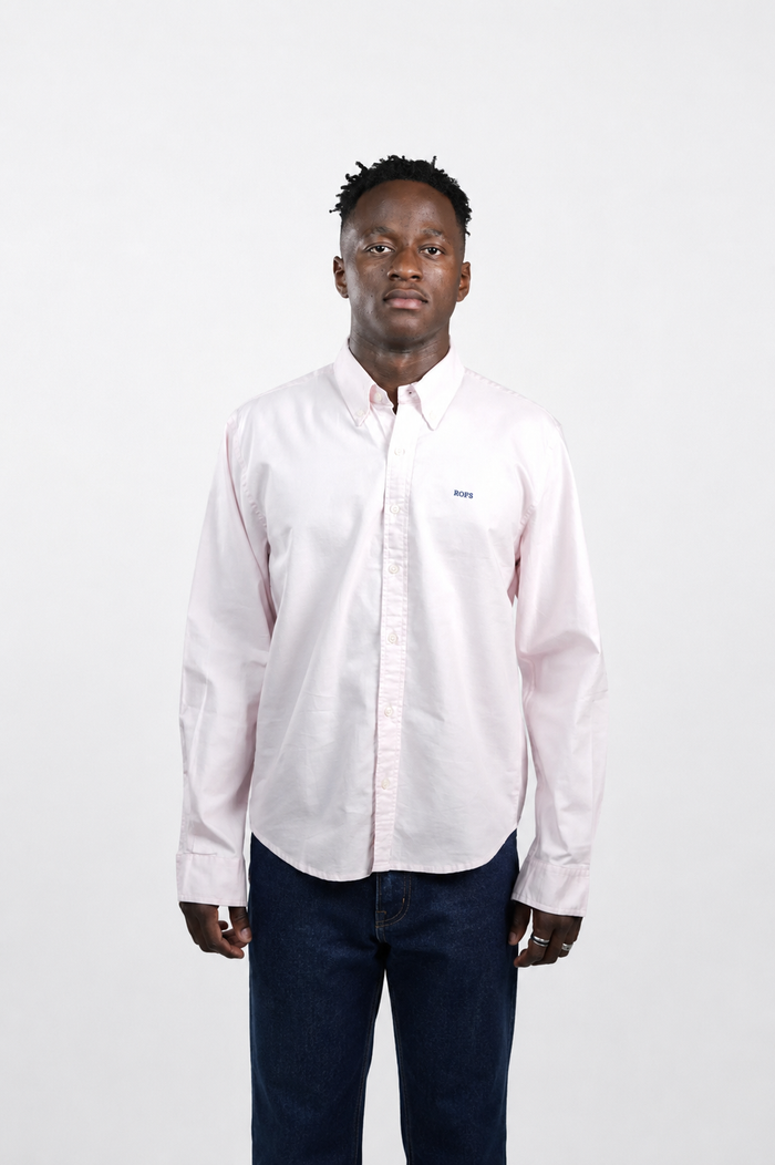 Pink Oxford Men Shirt