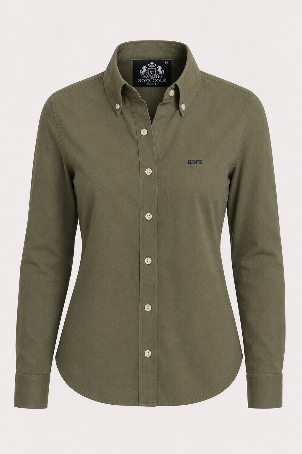 Dusty Green Twill Shirt Women