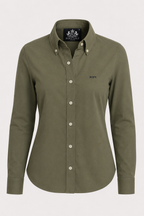 Dusty Green Twill Shirt Women