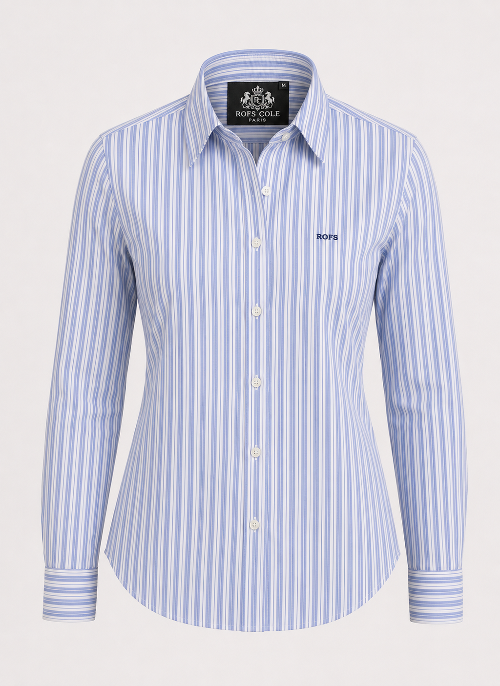 Ocean Pinstripe Cotton Shirt Women
