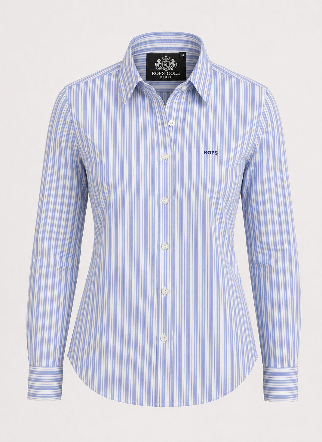Ocean Pinstripe Cotton Shirt Women