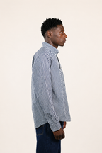 Pure Cotton Black Check Men Shirt