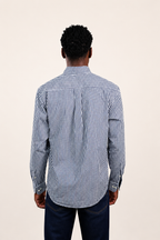 Pure Cotton Black Check Men Shirt