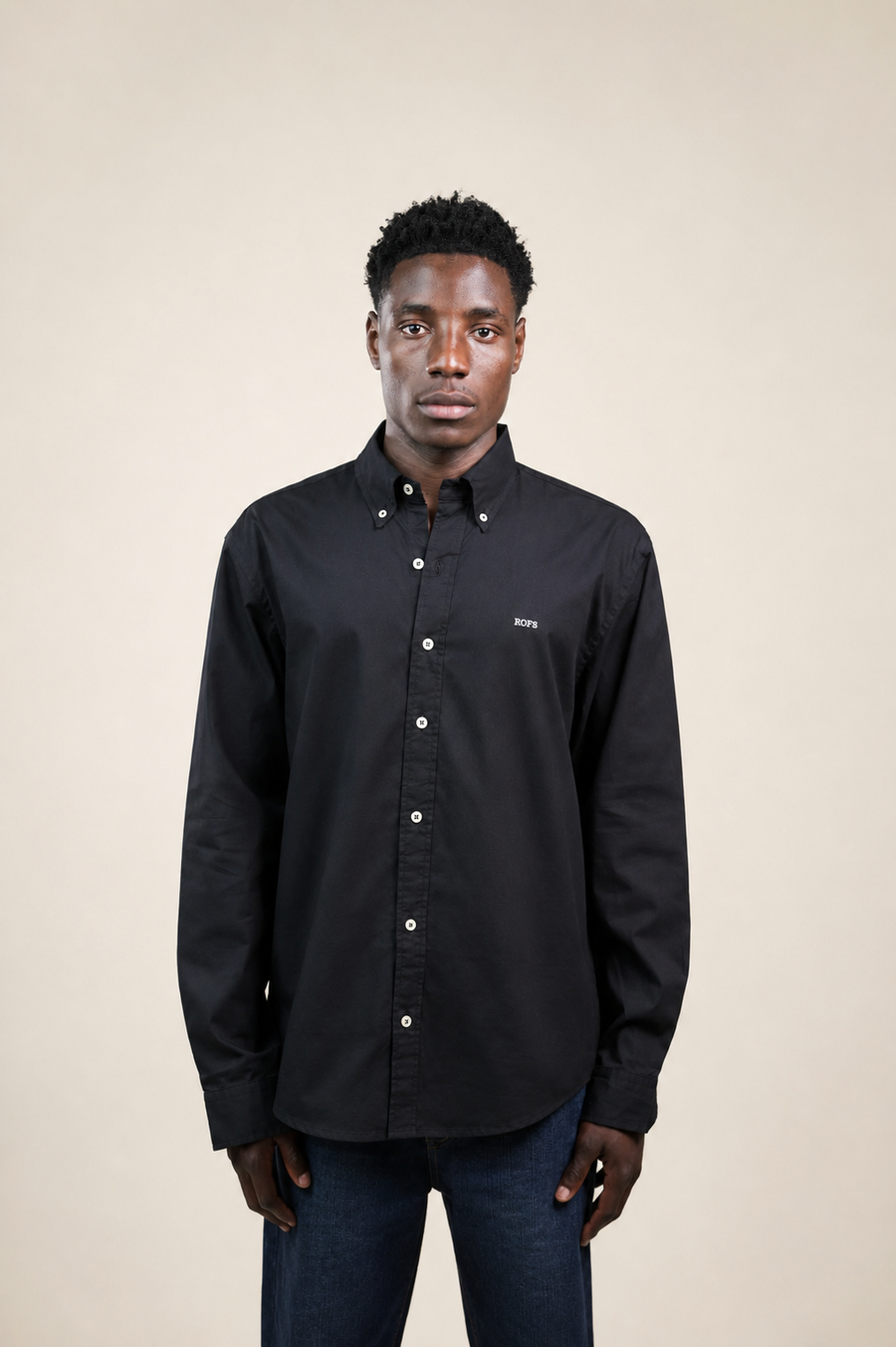 Black Oxford Men Shirt