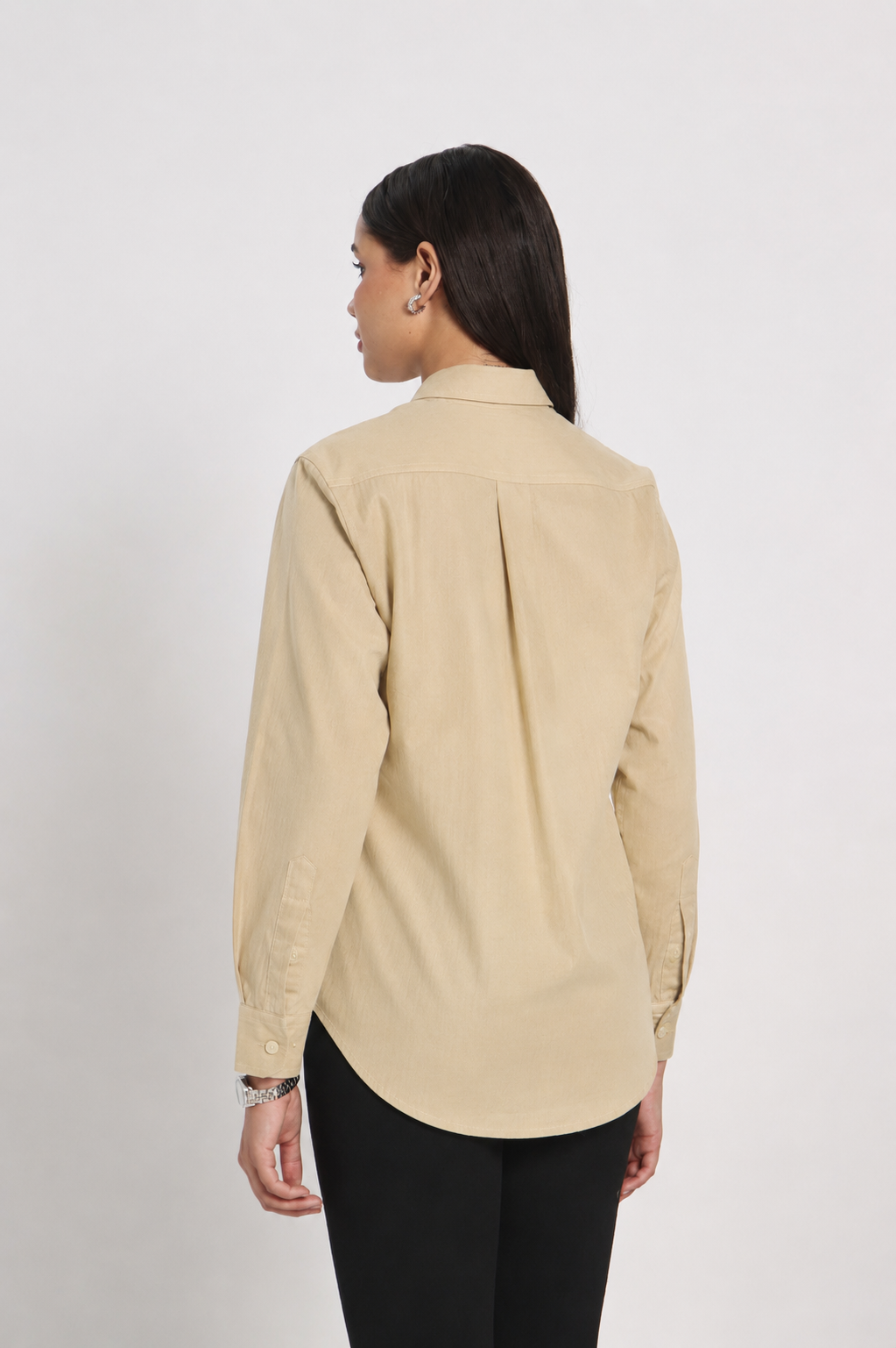 Light Camel Oxford Women Shirt
