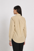 Light Camel Oxford Women Shirt