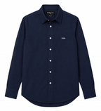 Navy Blue Oxford  Women Shirt