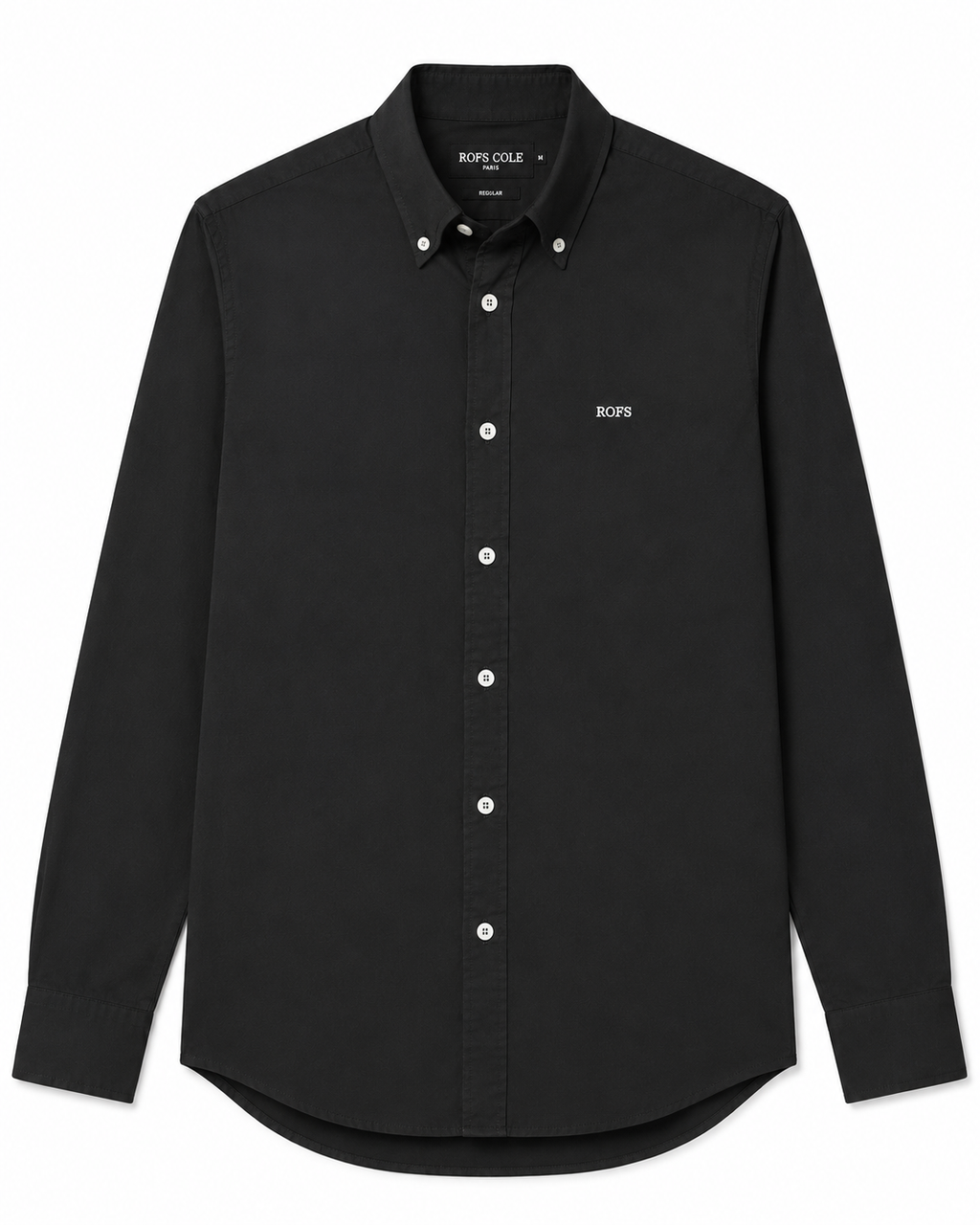 Black oxford men shirt