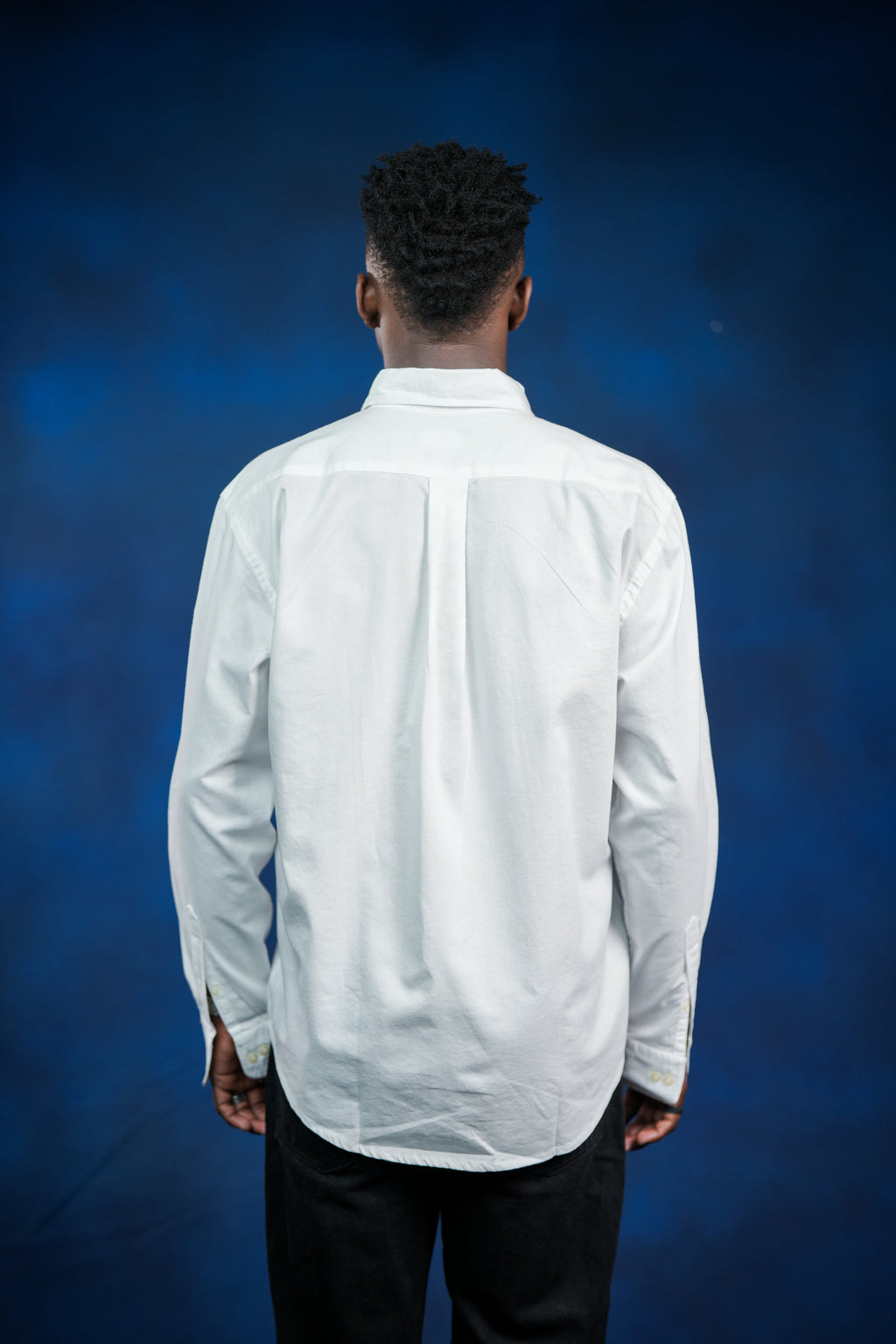 White oxford men regular fit shirt