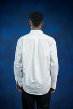 White oxford men regular fit shirt