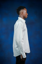 White oxford men regular fit shirt
