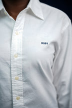 White oxford women shirt
