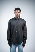 Black oxford men shirt