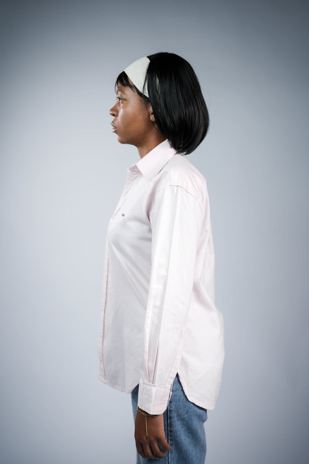 Pink Oxford Women Shirt